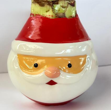 Amaryllis Wax Figurine 'Santa"